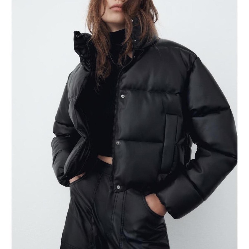 Zara Women's Black Puffer Jacket